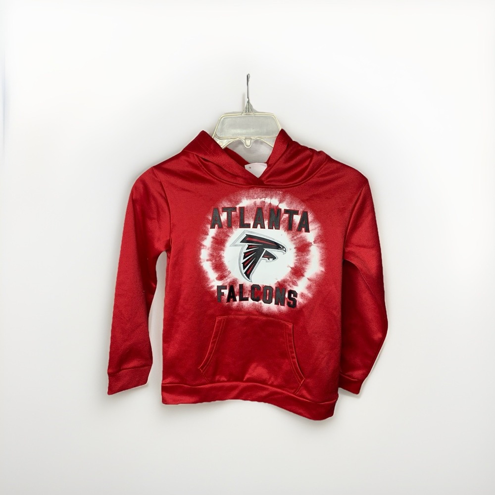Girls Small 6X Atlanta Falcons NFL Team Apparel Hoodie‎ Sweater NWT